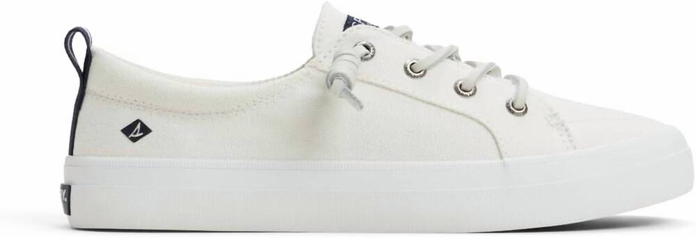 NEW SPERRY women's crest vibe core sneakers in white